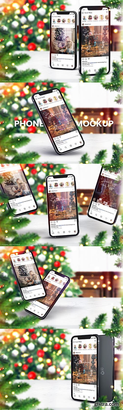 Christmas Smartphone mockup