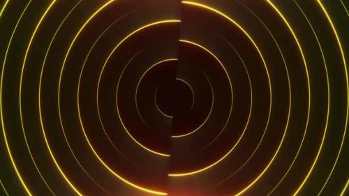 Videohive - Golden Circle Laser Line - 35055339 - 35055339