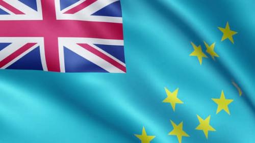 Videohive - Flag of Tuvalu | UHD | 60fps - 35055565 - 35055565