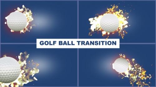 Videohive - Golf Ball Transition Pack 4K - 35056215 - 35056215