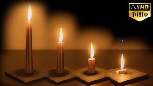 Videohive - Candle Life Time Lapse - 18432313 - 18432313