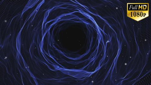 Videohive - Space Tunnel with Stars - 19408234 - 19408234