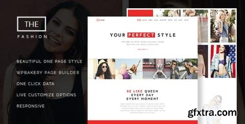 ThemeForest - The Fashion v1.4.4 - Model Agency One Page Beauty Theme - 14032825