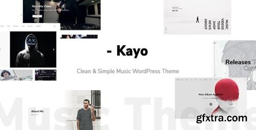 ThemeForest - Kayo v1.4.0 - Clean and Simple Music WordPress Theme - 22982302