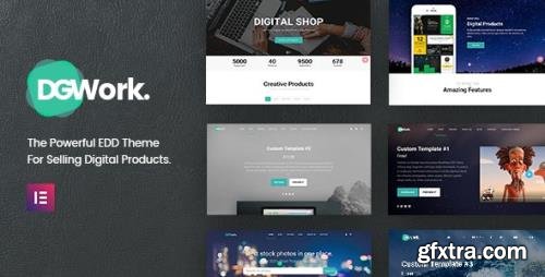 ThemeForest - DGWork v1.8.9.1 - Responsive Digital Shop & Market Easy Digital Downloads Theme - 18105506 - NULLED