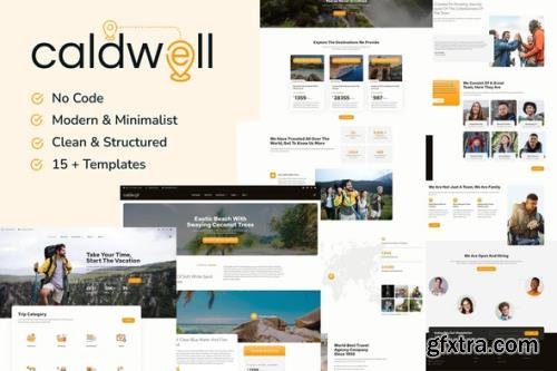 ThemeForest - Caldwell v1.0.1 - Tour & Travel Elementor Template Kit - 35013074