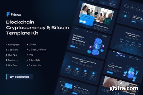 ThemeForest - Frinex v1.0.2 - Blockchain Cryptocurrency & Bitcoin Elementor Template Kit - 34865032