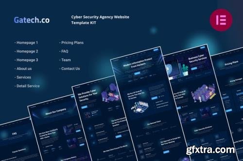 ThemeForest - Gatech v1.0.1 - Cyber Security & IT Management Elementor Template Kit - 34933849