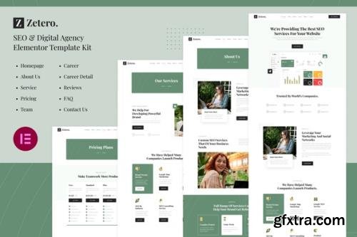 ThemeForest - Zetero v1.0.1 - SEO & Digital Agency Elementor Template Kit - 34949283