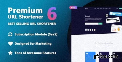 CodeCanyon - Premium URL Shortener v6.1.4 - Link Shortener, Bio Pages & QR Codes - 3688135 - NULLED