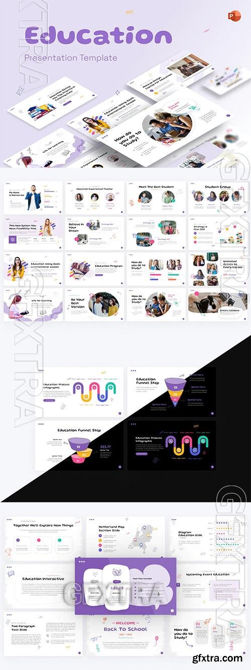 Education Creative PowerPoint Template PSA9AJL