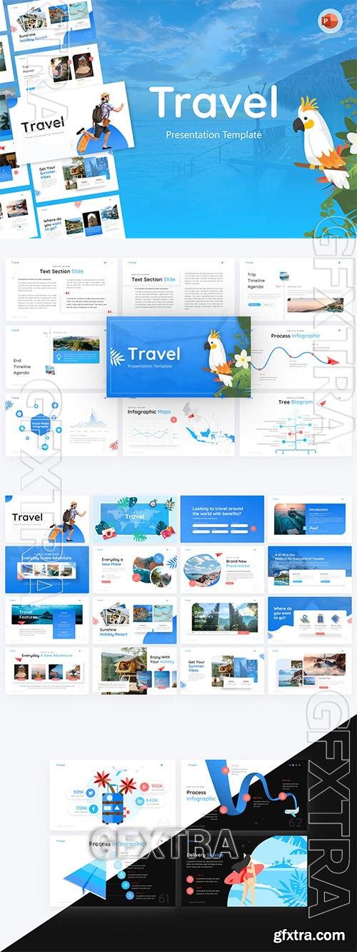 Travel Creative PowerPoint Template CC5QL7Y