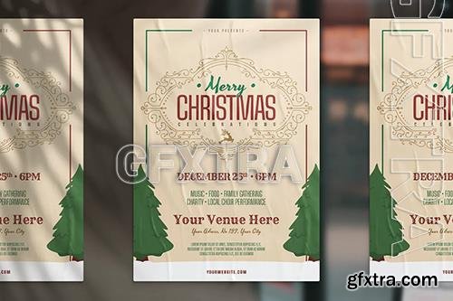 Christmas Celebration Flyer Template ZYYLKSB