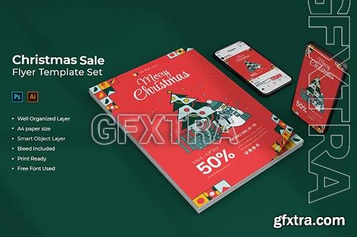 Christmas Sale Flyer Set 3TAFJ3H