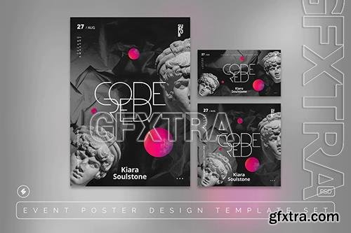 Code Red – Event Poster Template Set JS73ST8