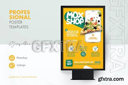 Mobile Shopping Poster Templates YUTZ63S