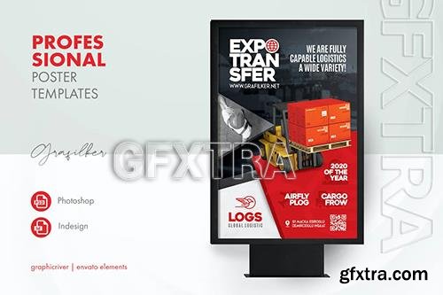 Logistics Poster Templates VFMMW9X