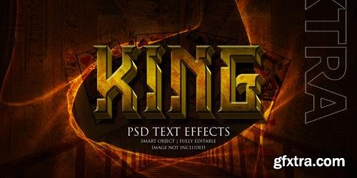 King text effect psd