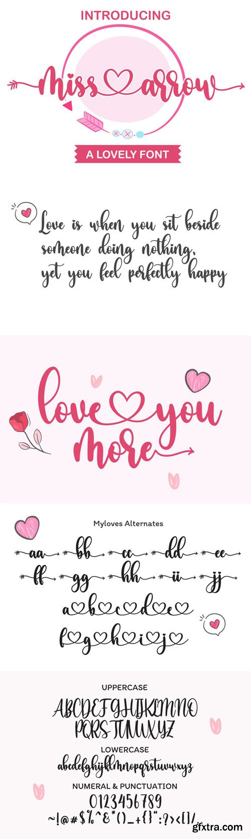 Miss Arrow - Lovelt Script Font