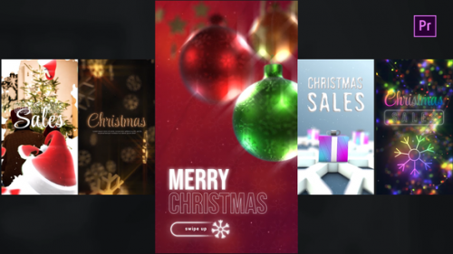 Videohive - Instagram Christmas Stories Pack - 35073606 - 35073606