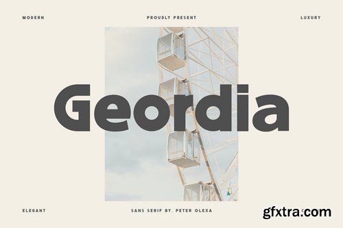 Geordia - Modern Sans Font