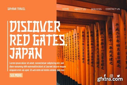 GAYANA Faux Japanese Font