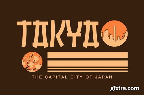 GAYANA Faux Japanese Font