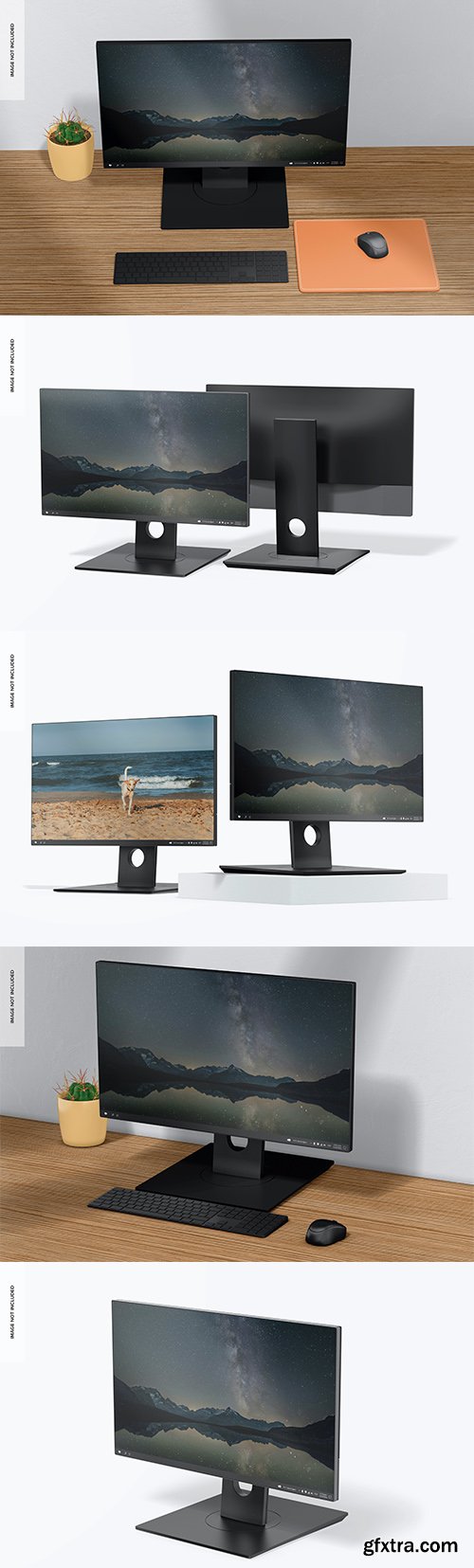 Computer monitor mockup