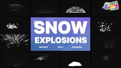 Videohive - Snow Explosions | FCPX - 35119436 - 35119436