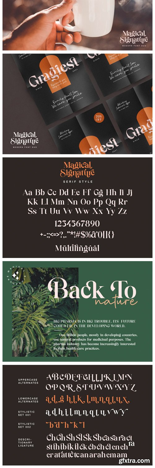 Magical Signature Font