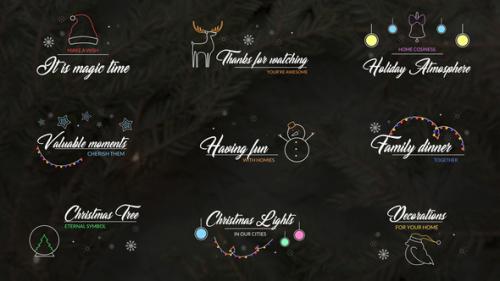 Videohive - Christmas Titles || Premiere Pro MOGRT - 35063187 - 35063187