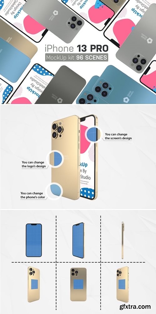 iPhone 13 kit Mockup