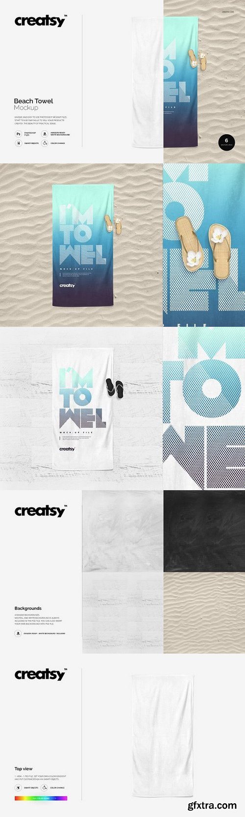 Beach Towel Mockup