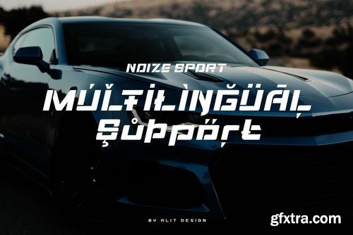 Noize Sport Typeface