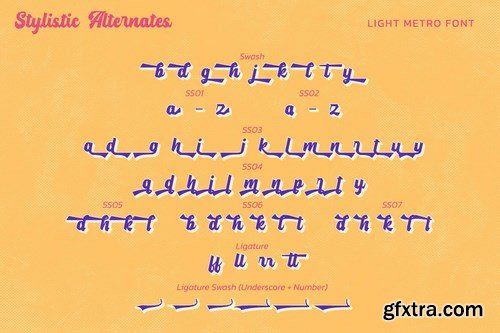 Lightmetro Font