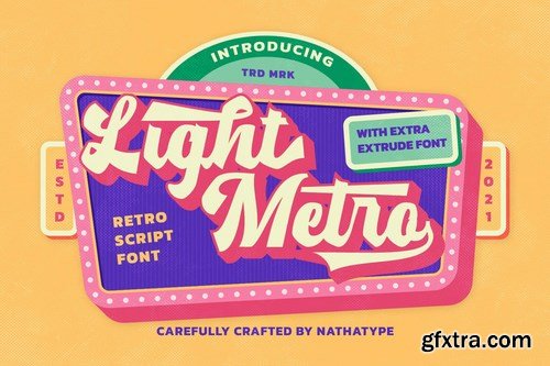 Lightmetro Font