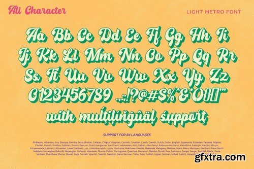 Lightmetro Font