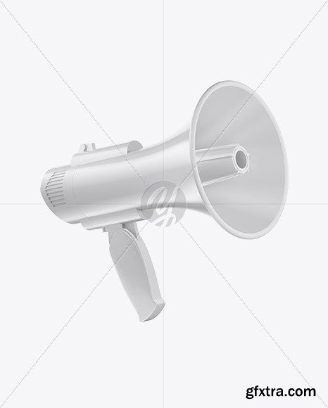 Glossy Megaphone Mockup 65271