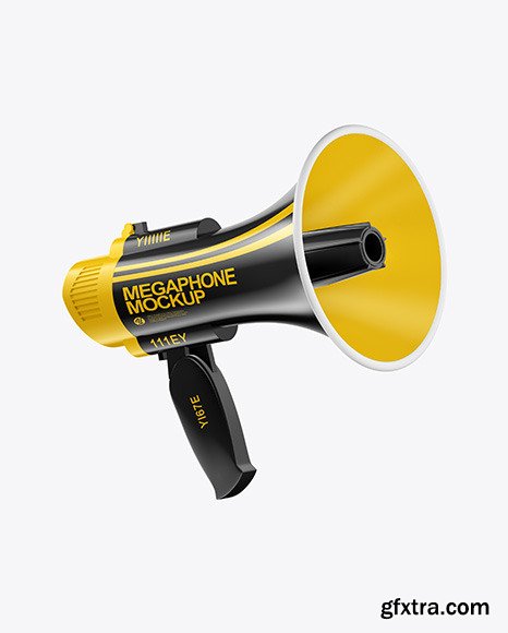 Glossy Megaphone Mockup 65271