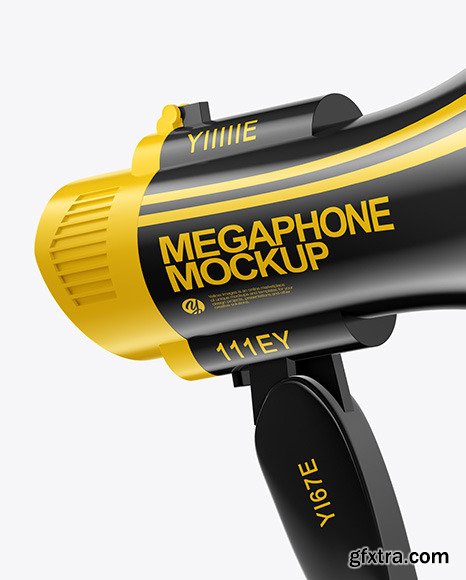 Glossy Megaphone Mockup 65271