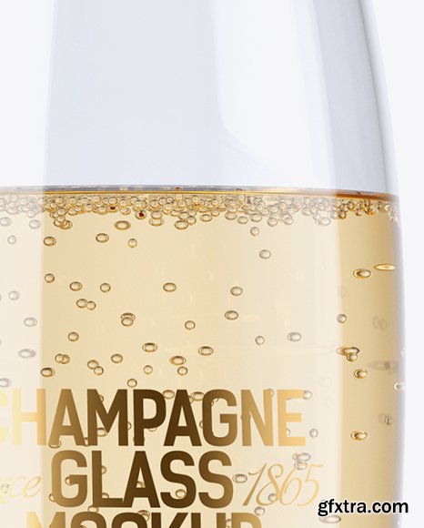 Champagne Glass Mockup 27077