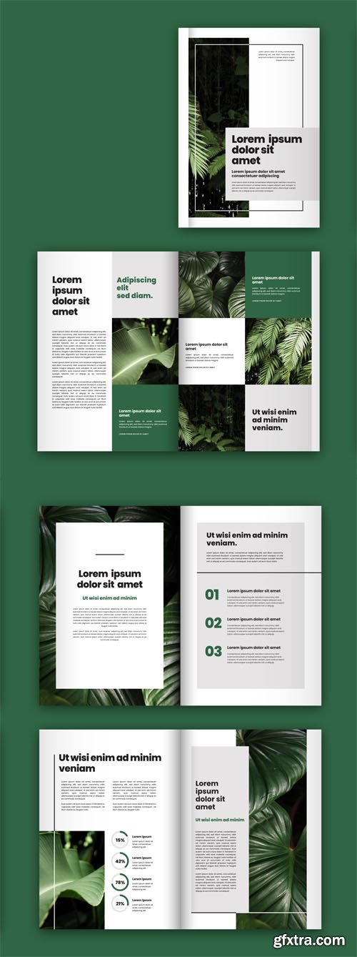 6 Business Brochure Vector Templates Collection