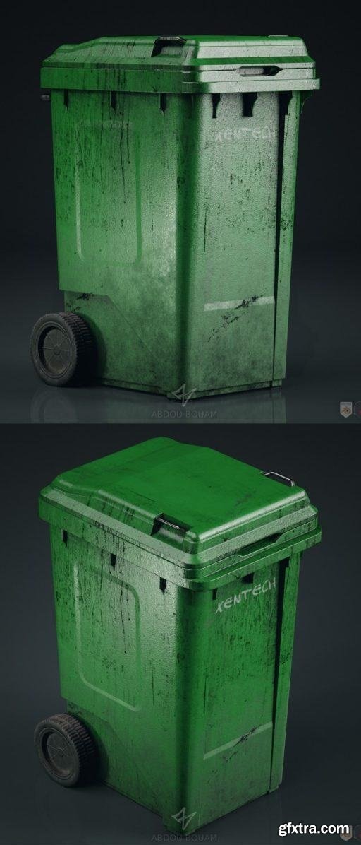 Plastic Trash Bin