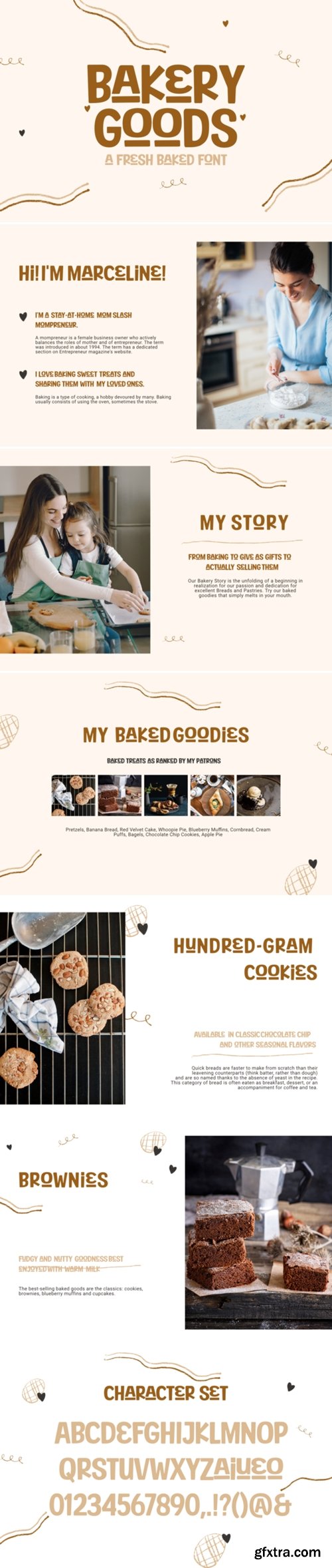 Bakery Goods Font