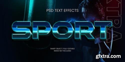 Sport text effect psd