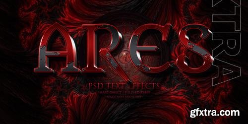 Ares text effect psd