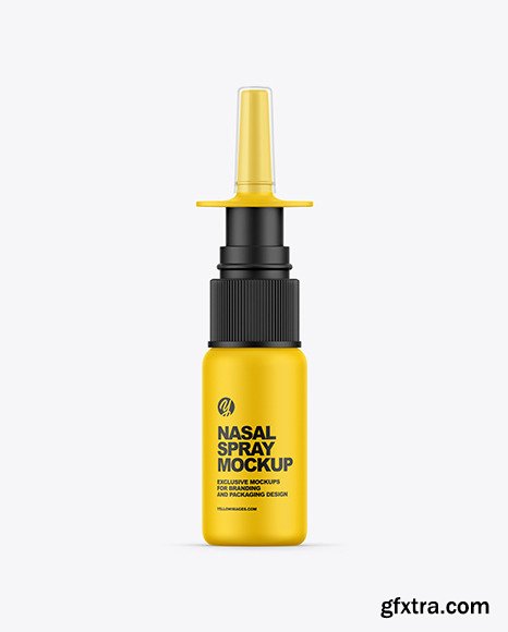 Nasal Spray Bottle Mockup 89603