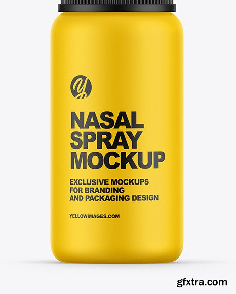 Nasal Spray Bottle Mockup 89603