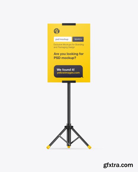 Tripod Banner Stand Mockup 89601