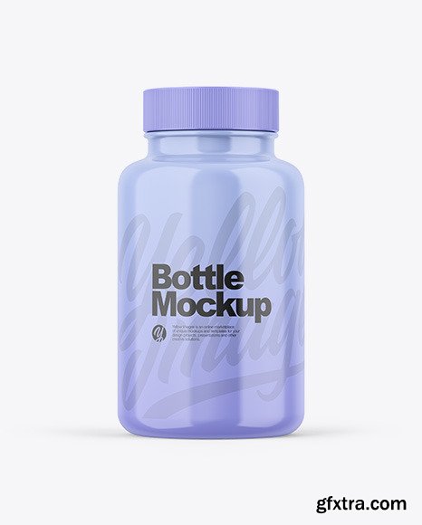 Glossy Bottle Mockup 89576